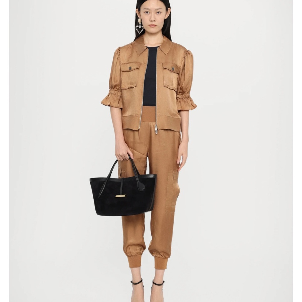 Track Pants with Elastic Waistband and Breathable Fabric